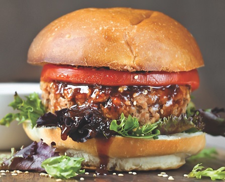 Teriyaki Twister Burger Recipe - Burgers Recipe